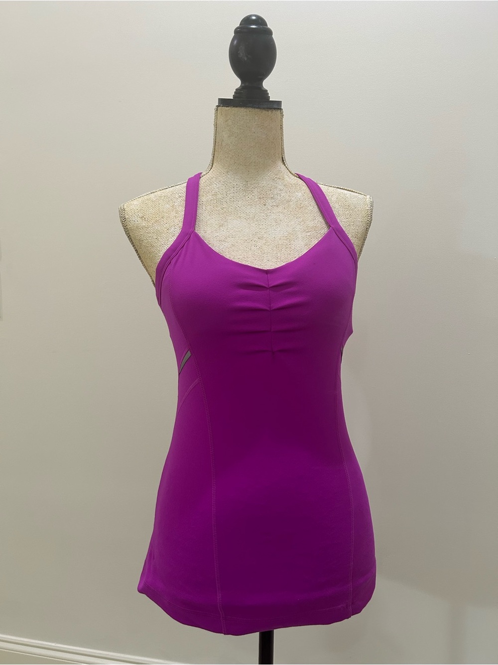 Under Armour Hot Pink Performance adjustable Workout Top.
